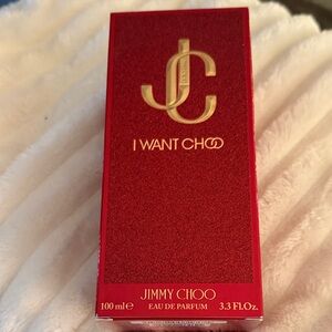 Jimmy Choo I Want Choo Red and Gold Box